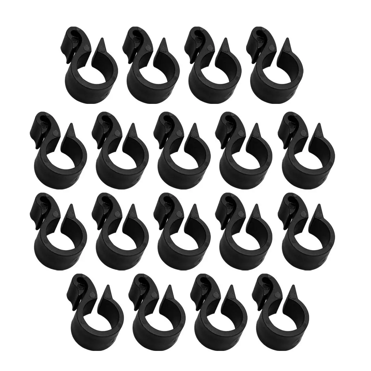 

50 Pcs Water Pipe Buckle Stainless Steel Clamps Garden Tube Hooks Drip Irrigation Fruit Trees Accessories Tightening Clips