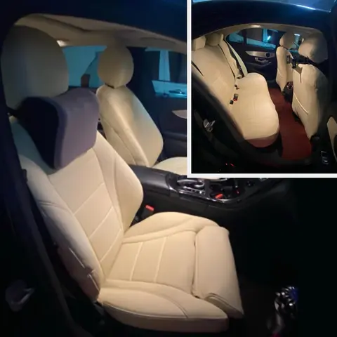 8 best sales mercedes benz e class leather seat cover - №4