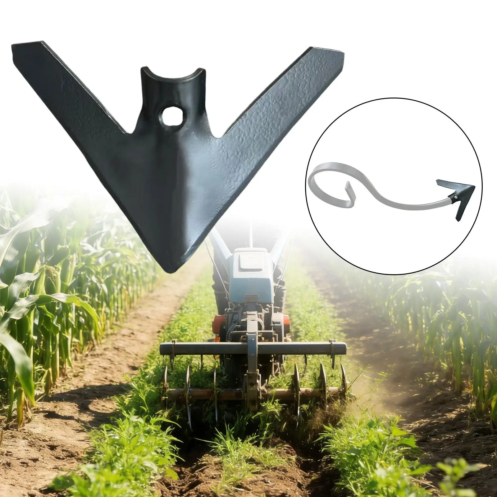 Cultivator Plow Spade Agricultural Wear Resistant Part Steel Tine Attachment