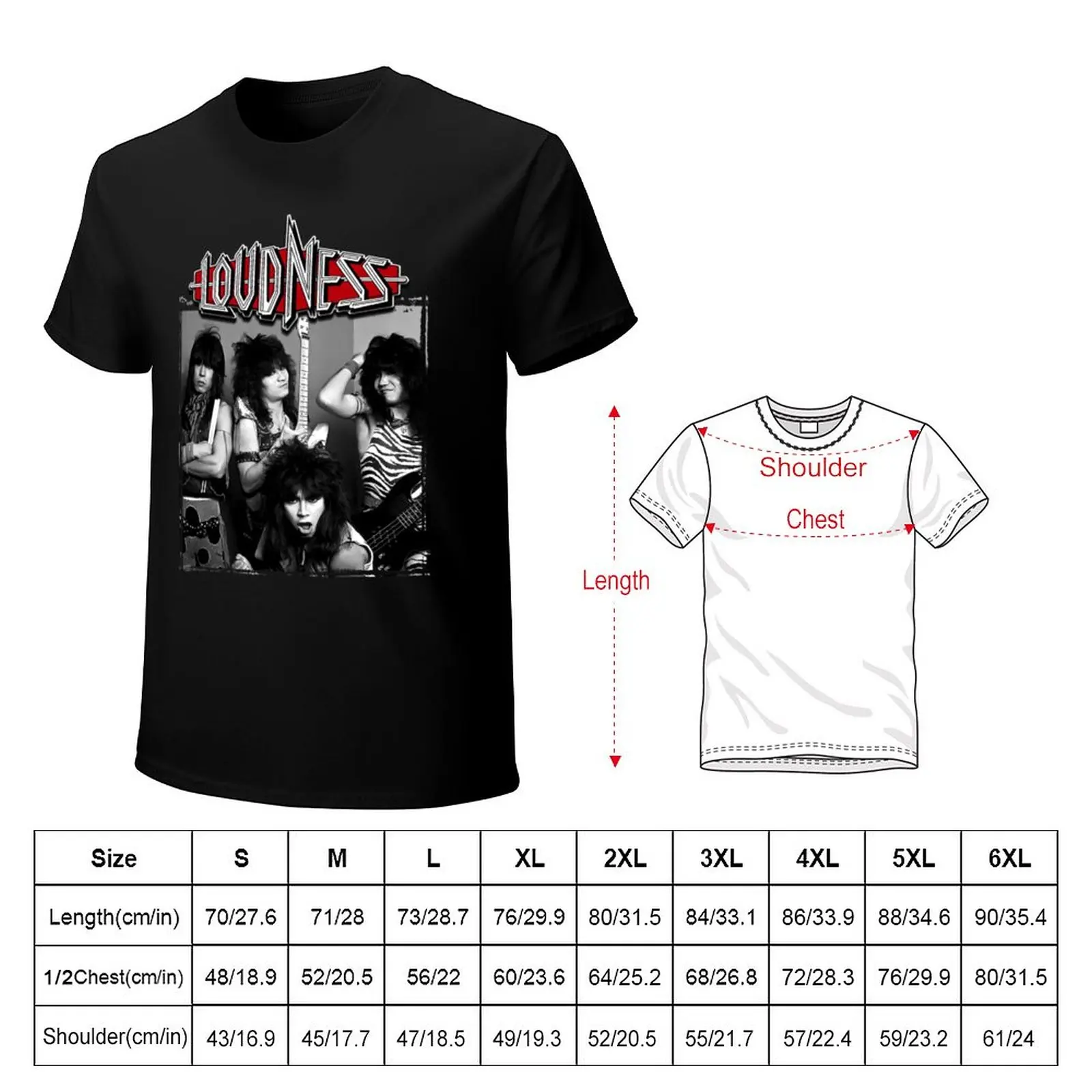 Loudness band T-Shirt Anime t-shirt custom t shirts design your own T-shirt for a boy Men's t-shirt