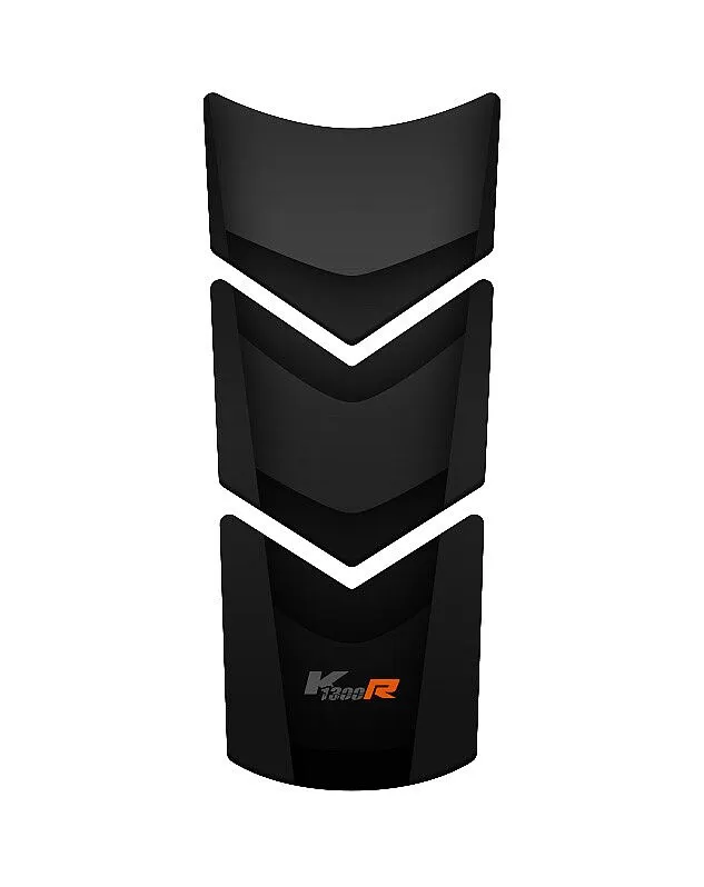 Motorcycle Anti Slip Side Traction Pads Tank Pad Decals Stickers For  K 1300 R 2013-2015 K1300R (orange)-