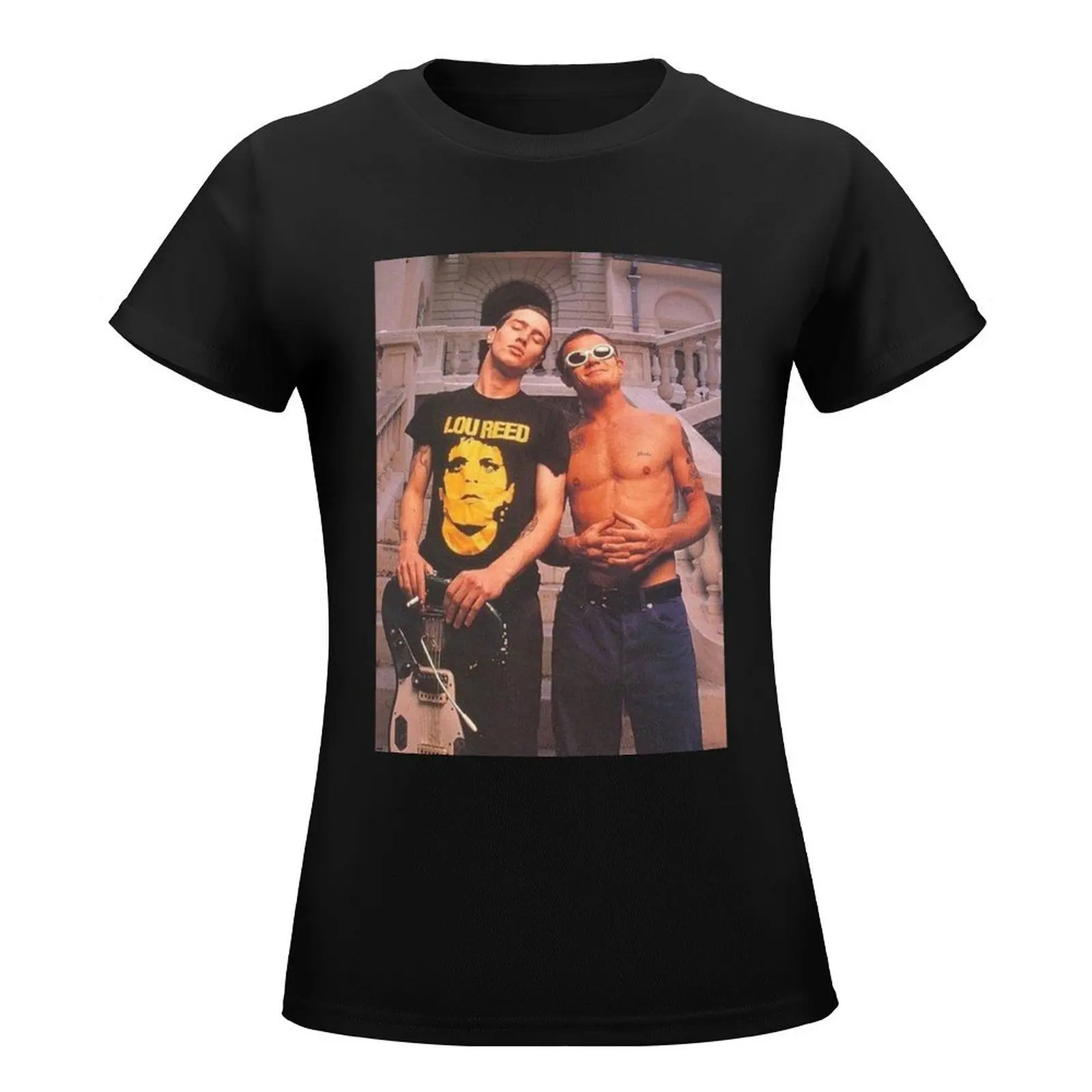 John Frusciante & Flea T-Shirt tees Female clothing t-shirt dress for Women graphic