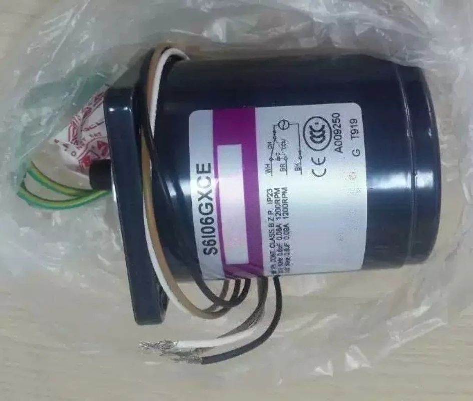 S6I06GXCE Motor 6W 220V 50Hz Single Phase Induction Motor 4 Pole Pinion Shaft