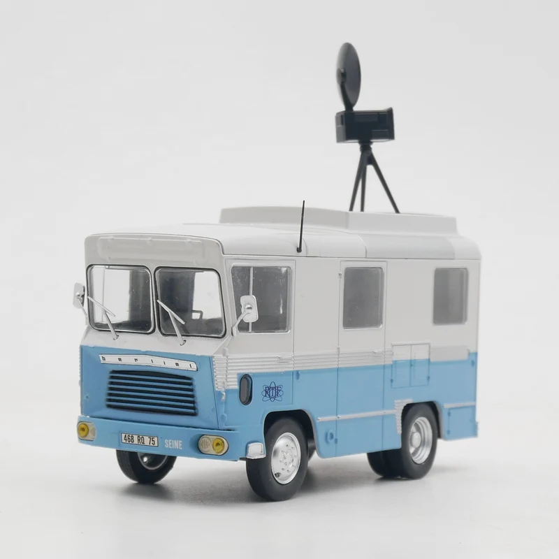 

Diecast Ixo 1:43 Scale Berliet GAK Car ORTF French Radio Van Alloy Car Model Collectible Toy Gift Souvenir Display Ornament