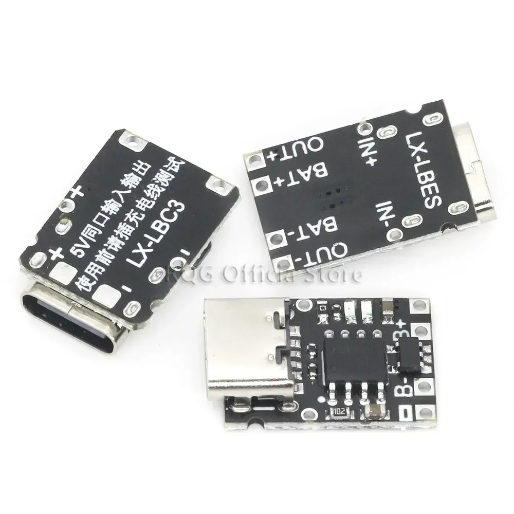 Type-C USB TP4057 1A Lithium Battery Charging Protection Board Module Polymer Battery Over TP4056 With Temperature Protection