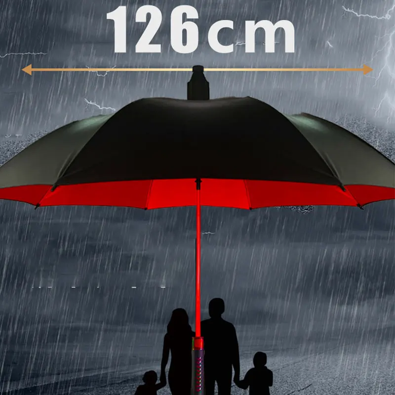 

27 Inch Vinyl Waterproof Cover Golf Umbrella Sunscreen Sunshine Rain Dual Use Home Rain Gear Umbrell Windproof Strong