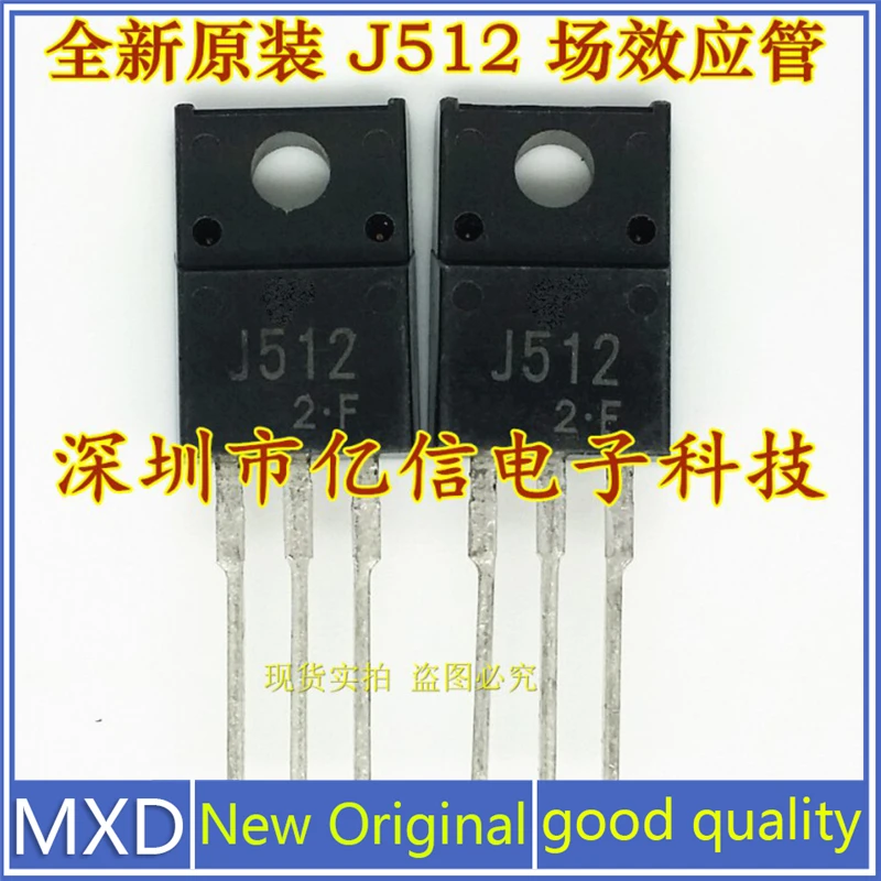 5Pcs/Lot New Original J512 FET 2SJ512 P Channel TO220F In Stock Good Quality
