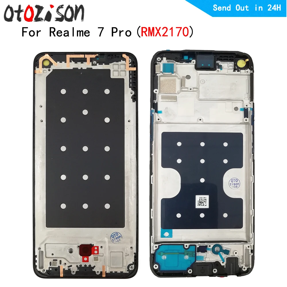 Корпус средняя рамка ЖК-панель Рамка для Realme 7 Pro RMX2170 средняя рамка для телефона OPPO Realme 7 Pro