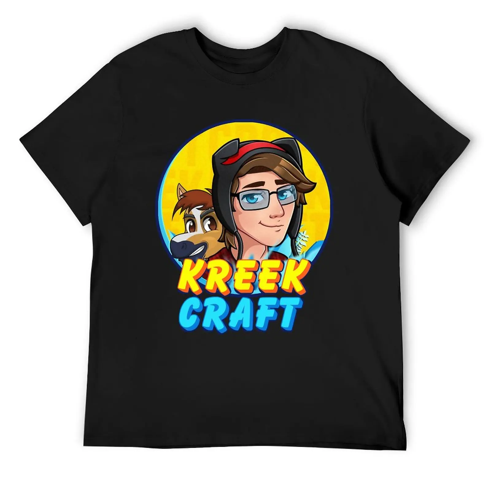 KreekCraft Fan Art gift T-Shirt quick drying baggy shirts sublime funny t shirts men