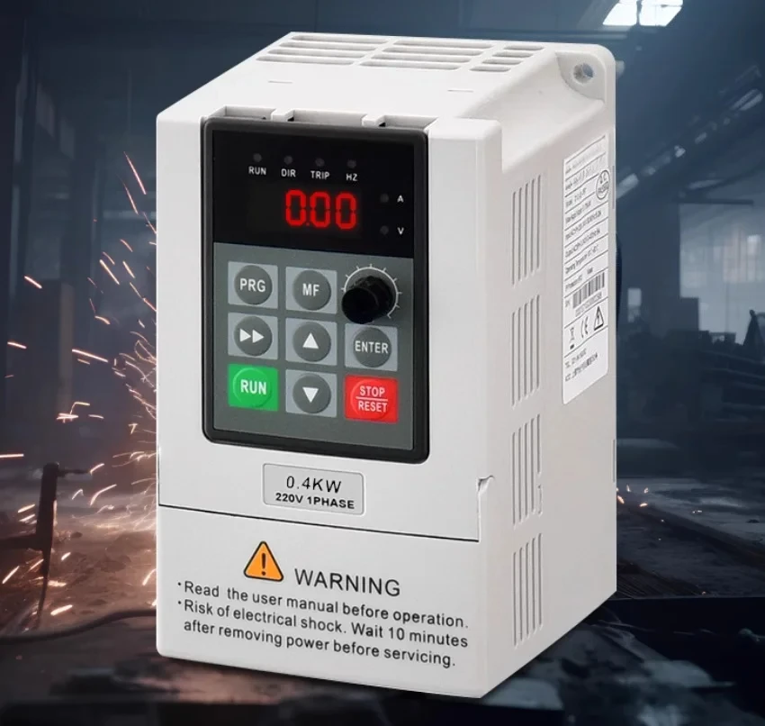 Heavy Duty Frequency Converter Single Phase 220V To 3 Phase 380V Output 0.75KW 1.5KW 2.2KW For Water Pump Motor Speed Control