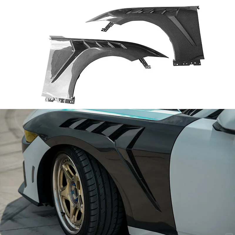 

Carbon fiber fenders modified side fenders fender fender surround for Ford Mustang 2024