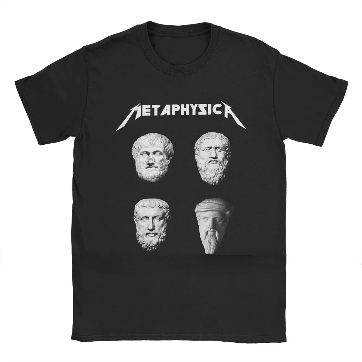 Creative Metaphysica Fun Metal Philosophy Tees Metaphysical Socrates Aristotle Pythagoras Exitentialism pullovers T-Shirts