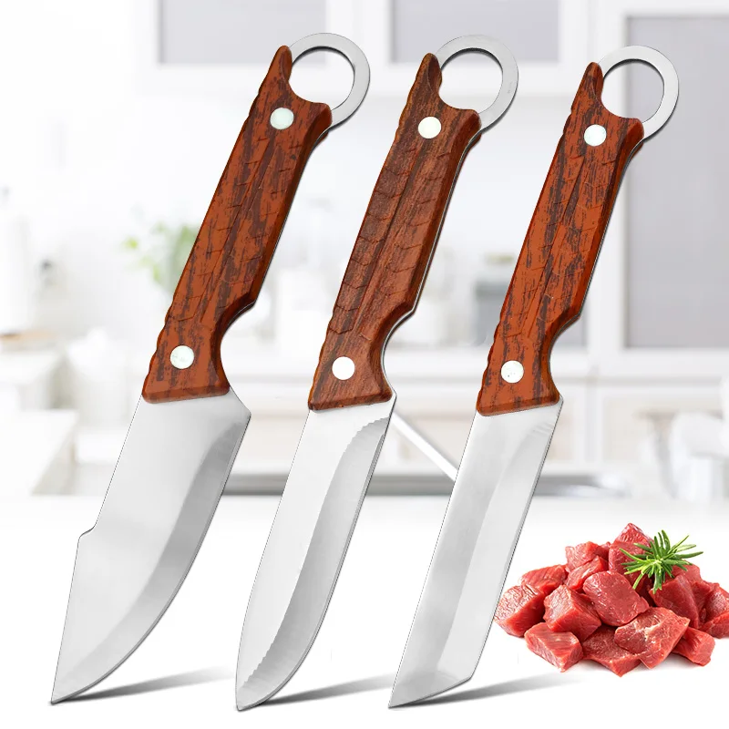 Ausbein messer Edelstahl Koch Metzger Schneiden Fleisch Obst Hackmesser geschmiedete Küchenmesser Kunststoff griff Kochmesser