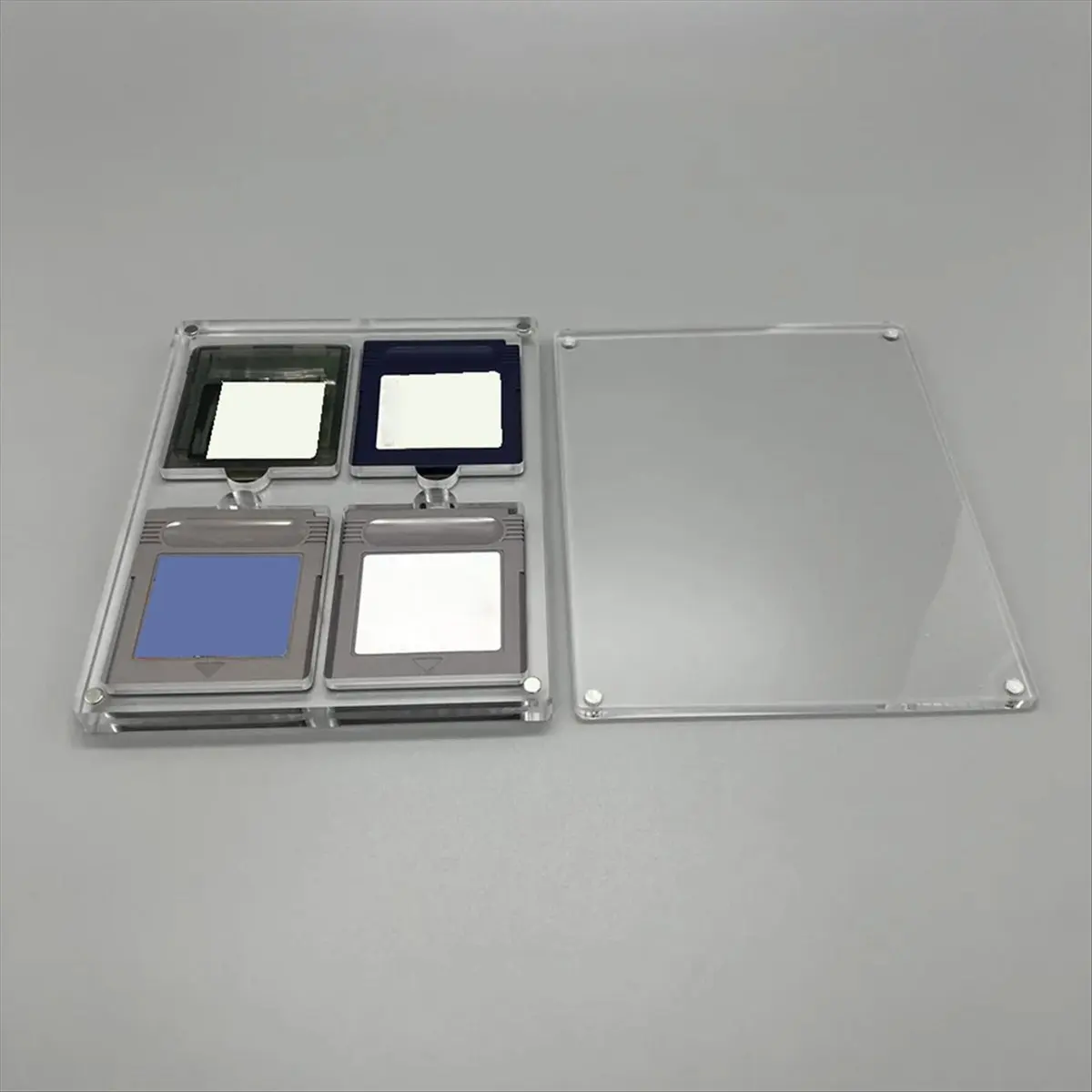 A40I High Transparency Acrylic Magnetic Suction Cover Games Storage Box Hard Shell Cartridge Case for GameBoy GB view 6
