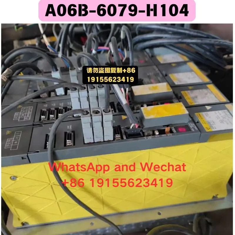 Used OEM disassembled parts A06B-6079-H104 Driver Functional test OK Quick delivery