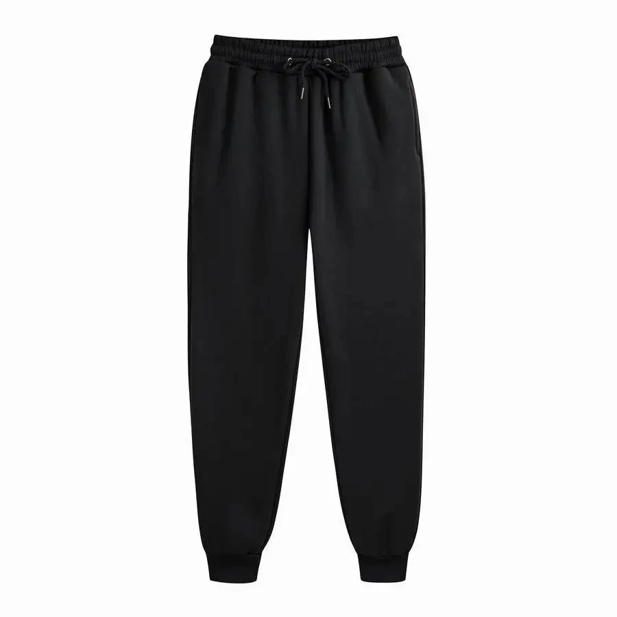 Men Women Sweatpants Spring Autumn Fleece Pants Sport Long Pants Casual Drawstring Pockets Trousers Oversize Sweatpants Couple