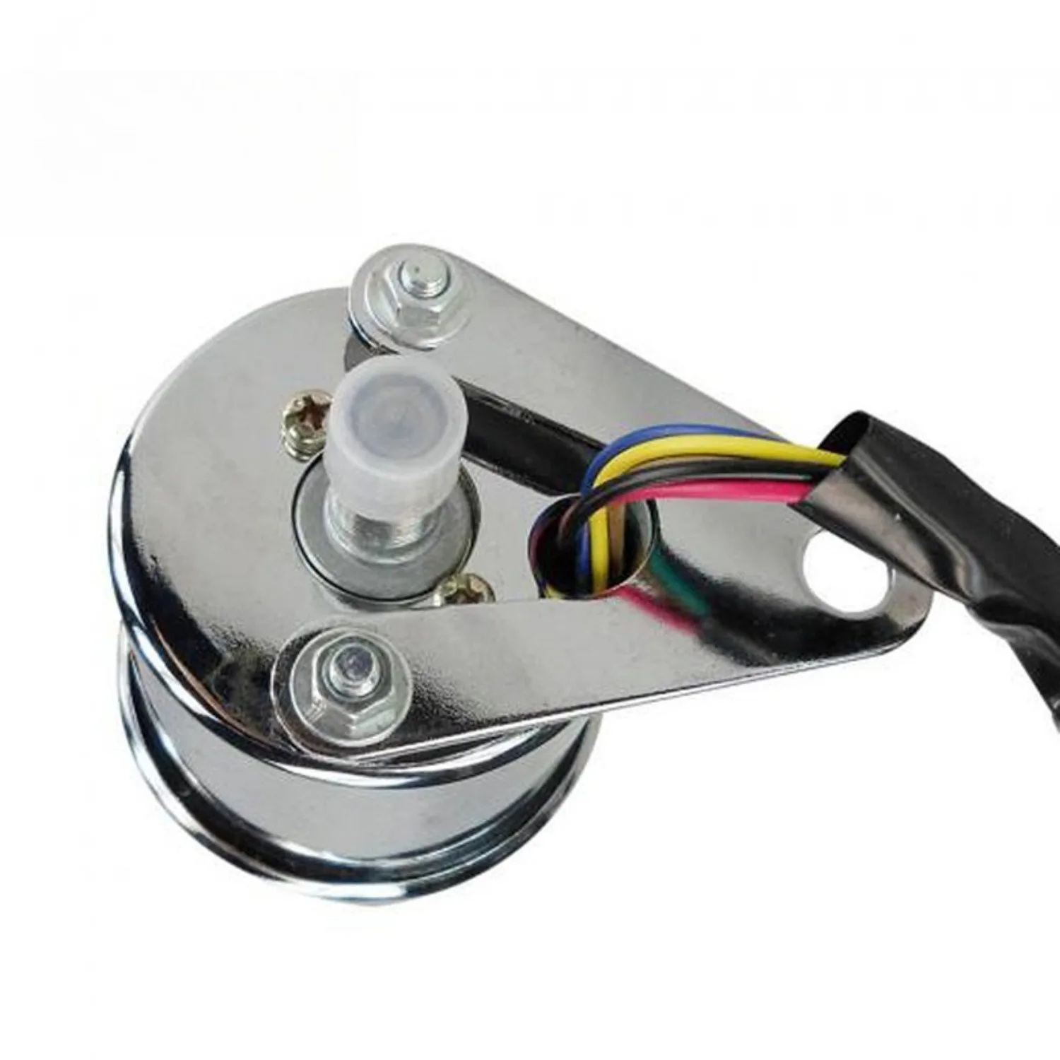 Motorcycle LED LCD Chrome Plated Gauge Compatible with Harley Cruiser Digital Speedometer Odometer Instrument Cluster