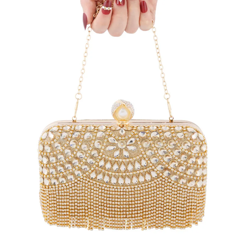 

Evening Women's Handbag Diamond-encrusted Dinner Bag Banquet Versatile Clutch Women's Botega Venta Pochette Soirée Femme Mariage