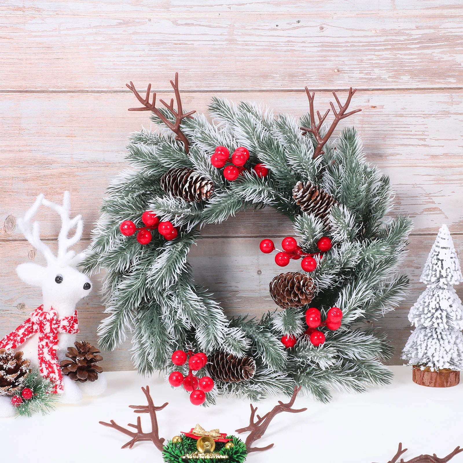

10 Pcs Artificial Antler Branches 12CM Plastic Deer Horns DIY Crafts Home Decor Vase Fillers Christmas Tree Accessories