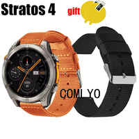 3in1 for Zeblaze Stratos 4 Smart watch Strap Band wristband Nylon Canva women men Belt Screen Protector