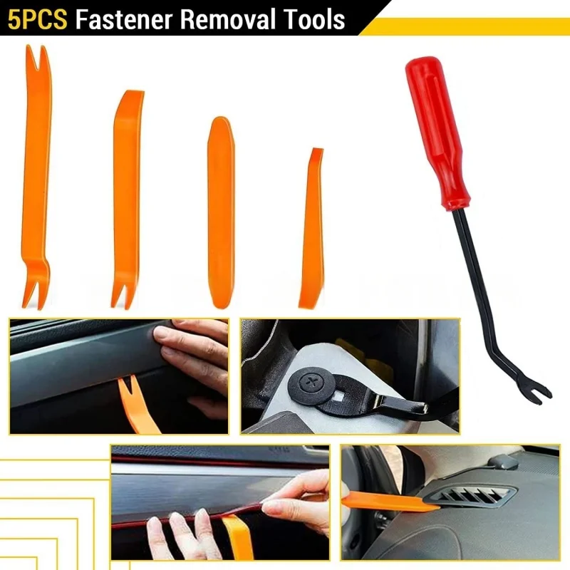 

Комплект для снятия салона автомобиля, инструмент для модификации радиообшивки дверей автомобиля, легко поднимаемый крепеж, не царапается, ремонт интерьера