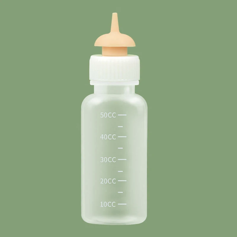 Pet Feeding Nipple Mini Cat Silicone Feeding Feeder For Newborn Small Animals Pet Feeding Can Squeeze Liquid Milk Bottle