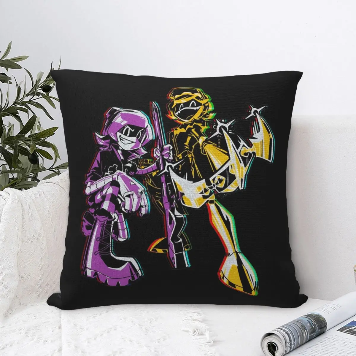 N And Uzi Doorman Pillowcases Room Murder Drones Cushion Case Funny Home Decoration Throw Pillow Case 45*45