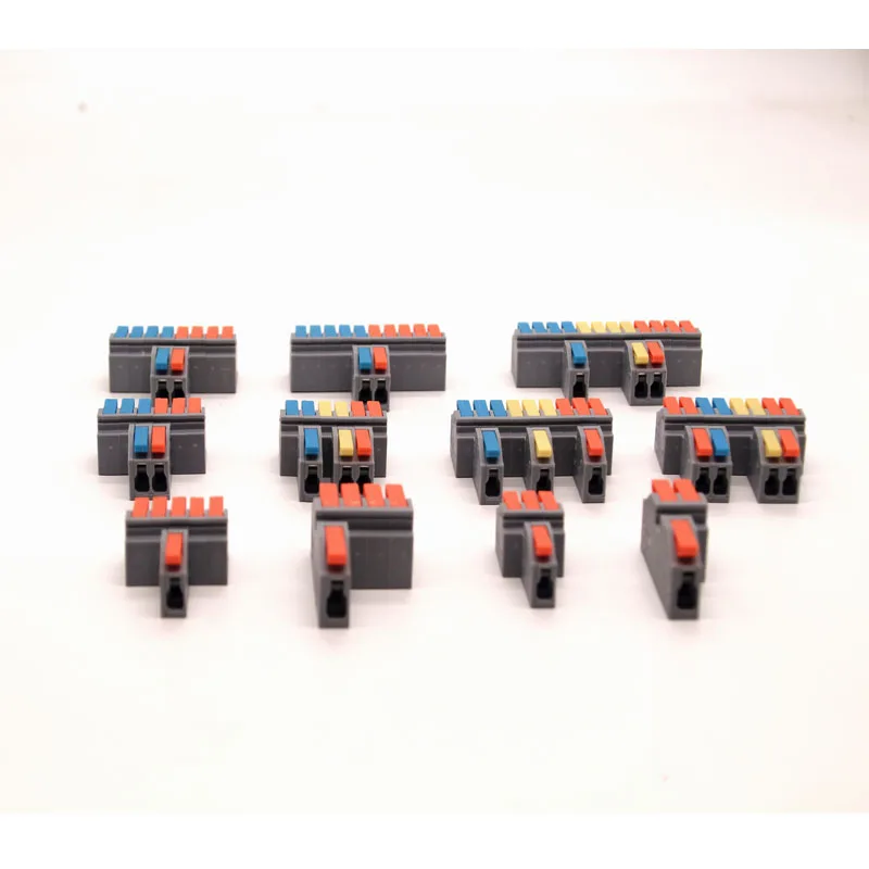 Wire Connectors Quick Wire Connectors Cable Connection Terminals Mini Wiring Terminals Push In Fixed Holes Multiple Outlets