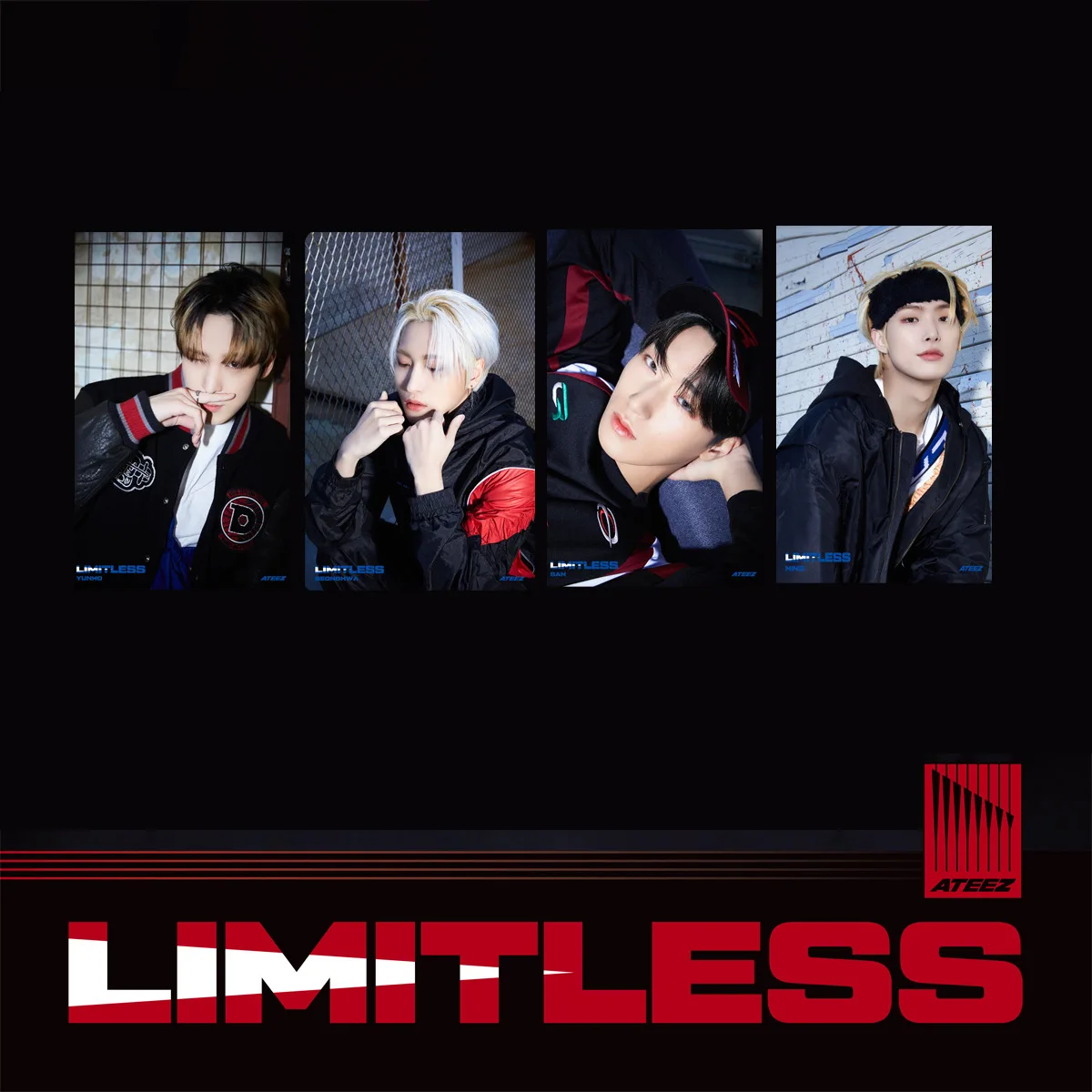 C ATEEZ-nueva tarjeta de estrella de colección "Limitless" Jin Hongzhong Ding Runhao Peripheral