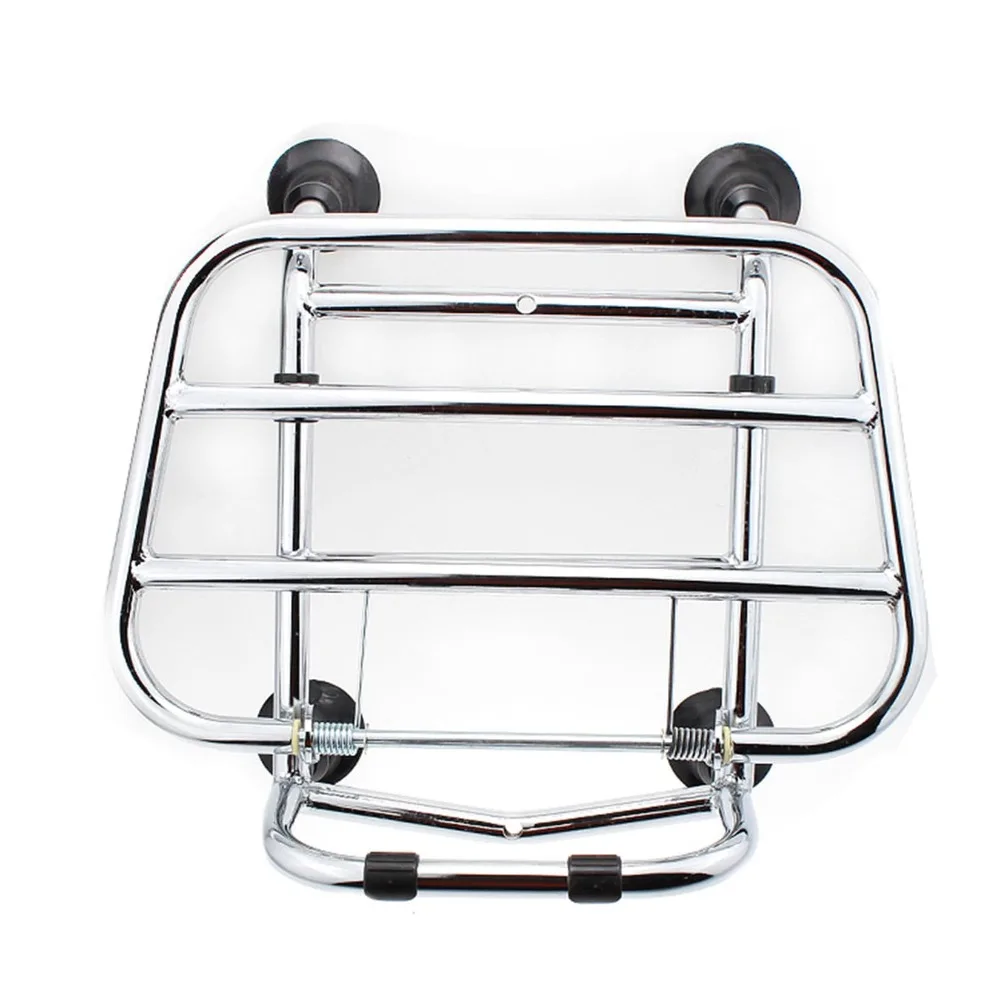 Portaequipajes delantero de motocicleta para VESPA 150 Sprit 125 150 estante frontal Universal soporte para portaequipajes delantero