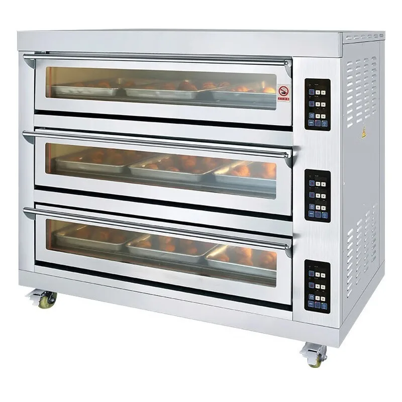 

-DED-39D Microcomputer intelligent control model three-layer nine-plate electric oven Voltage: 380V3
