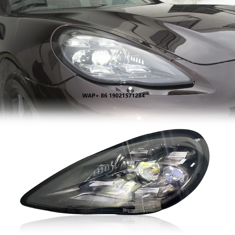 

Автомобильные фары для Porsche Panamera 970, обновленный стиль матрицы 2024, стиль 2010-2013, передняя фара 970-1, автоматическая светодиодная фара