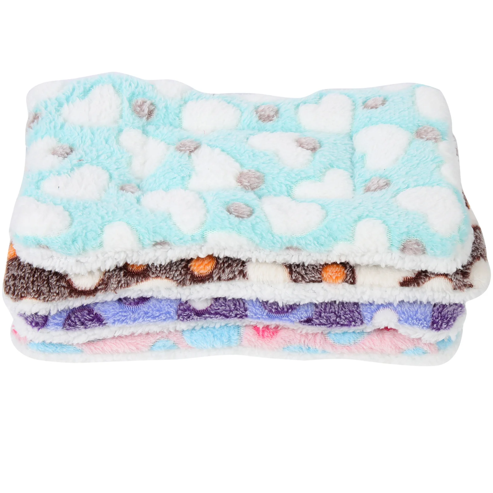 

4Pcs Pet Comfortable Sleeping Mat Warm Cushion Hedgehog Hamster Guinea Pig Small Animals Resting Pad Rabbit Bed