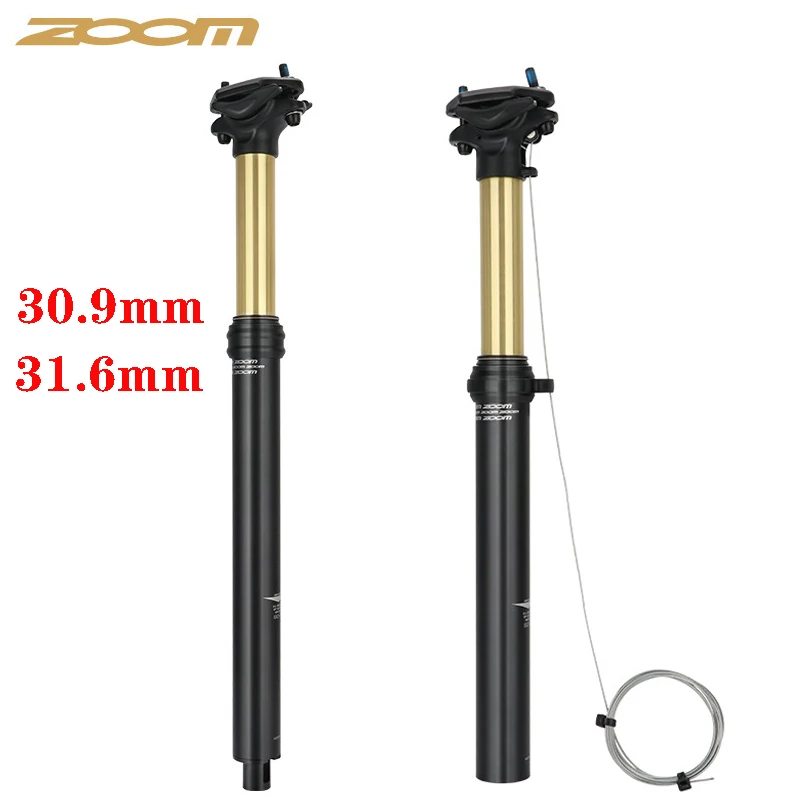 ZOOM MTB dropper seatpost 30.9/31.6 seatpost inside and outside the remote control rod bicycle hydraulic telescopic canoe