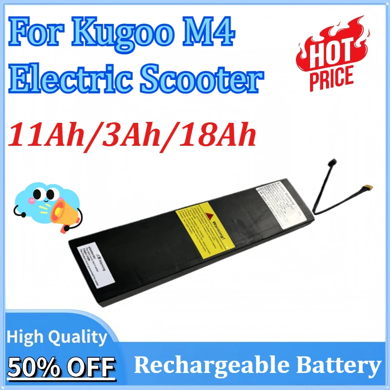

48V 11Ah/3Ah/18Ah for Kugoo M4 Electric Scooter with Powerful Lithium Battery Rechargeable Batteries