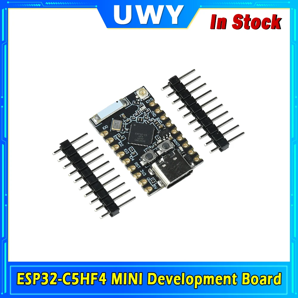 ESP32-C5HF4 MINI Development Board Type-C USB Interface ESP32-C5 WiFi Bluetooth Module Onboard/External Antenna Optional