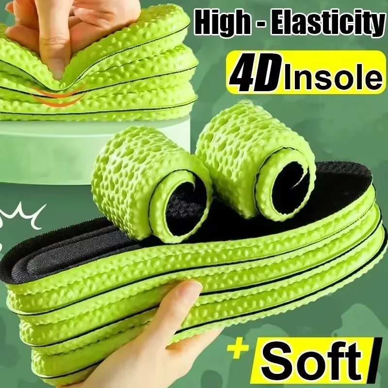 Deodorant Sport Shoes Insole Comfortable Plantar Fasciitis Insoles for Feet Man Women Orthopedic Shoe Sole Running Accessories