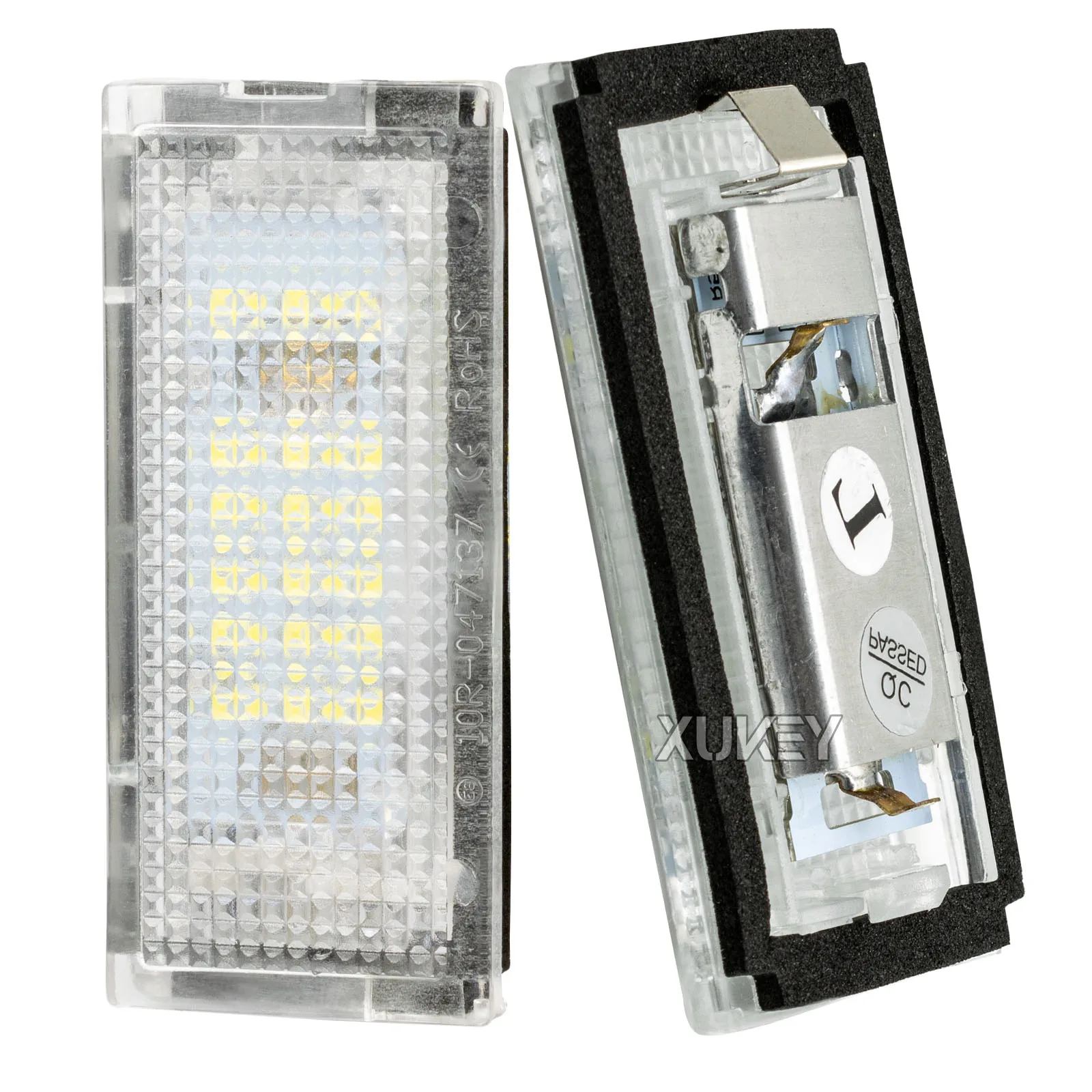 Lámpara de luz de matrícula de 12V, 18LED, blanco frío, CANBUS, sin Error, para BMW Serie 3 E46 4D 1998-2003 5D Touring 1998-2005