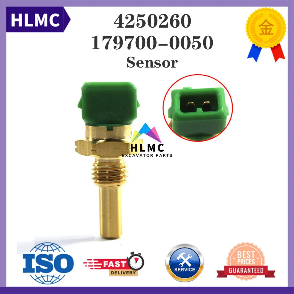 

179700-0050 4250260 Excavator Water Temperature Sensor for Hitachi EX100-2 EX120-2 EX400-5 EX100-5 EX120-5 EX200-5 EX100M-3