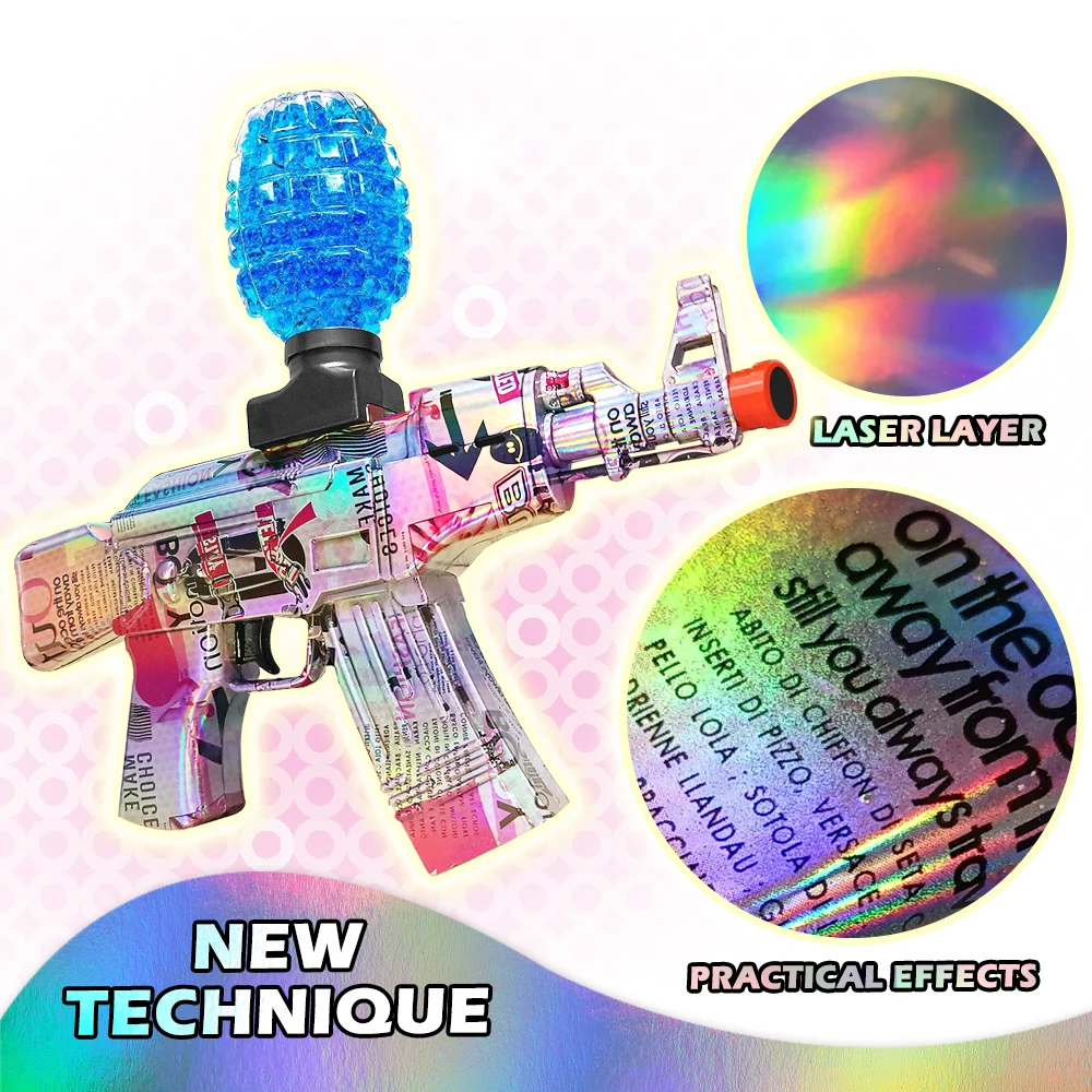 NEW Arrival Electric Gel  Blaster,Upgrade high-speed motor,splatter blaster,7.4v lithium battery(without bullet)