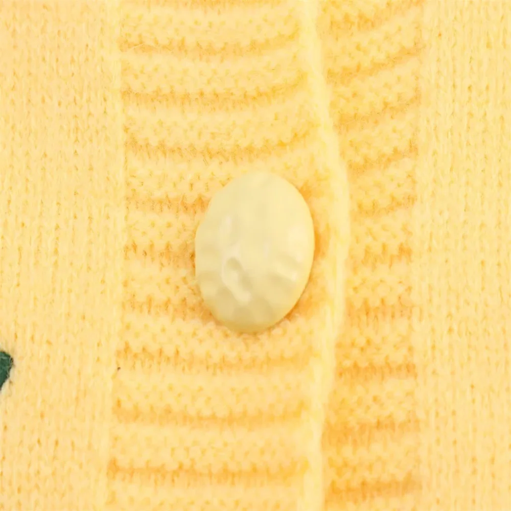 2025 Nuovi abiti da donna Cardigan con orlo irregolare ricamato semplice e versatile alla moda in stile europeo e americano