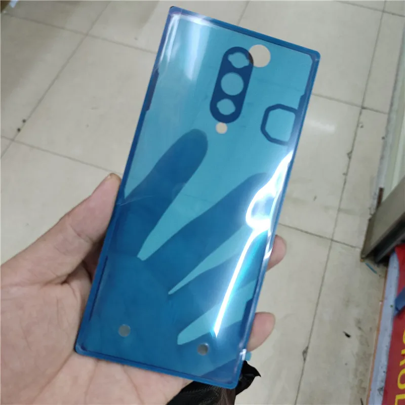 A+++ Glass Back Battery Cover for ZTE Nubia Red Magic 8S Pro / 8S Pro+ Housing Lid Door Rear Case with Camera Frame Lens