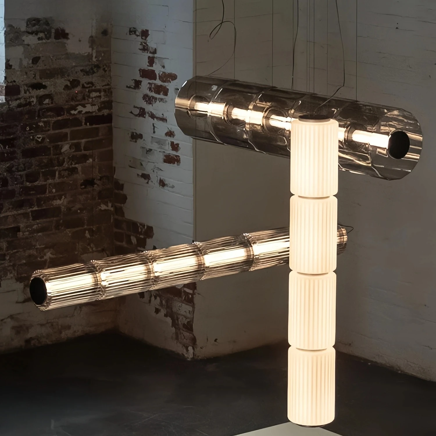 Nordic Long Bar Restaurant Pendant Light Bedside Club Bar Counter Pendant Lamp Minimalist Floor Standing Table Lamp