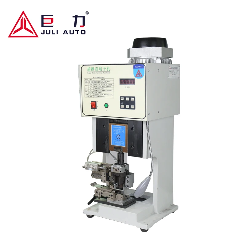 Horizontal Feeding Crimping Machine 4T Cable Connector Crimping Machine With Pneumatic Precision Terminal Crimping Die Set
