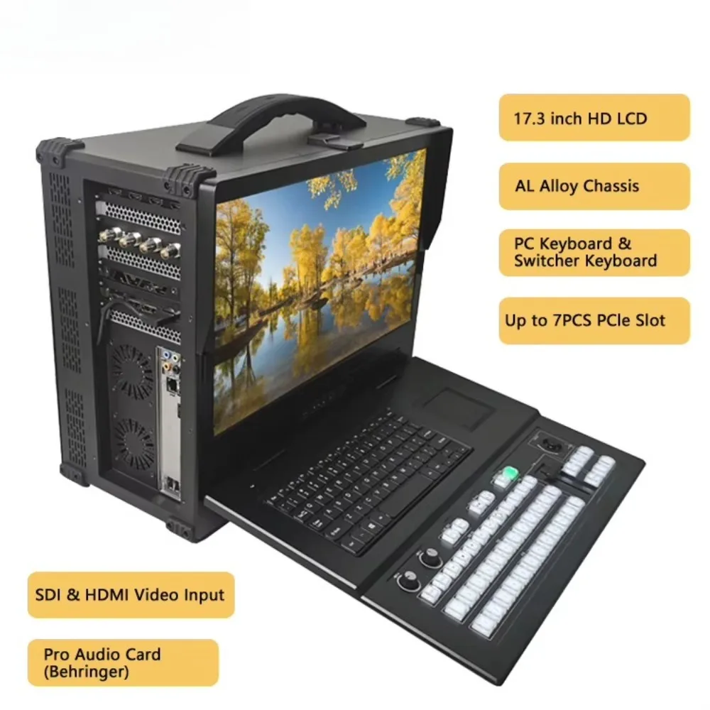 Pro Broadcasting Recording Studio Equipment for TV Station With Program Internet Publishing for Live Broadcast Streaming