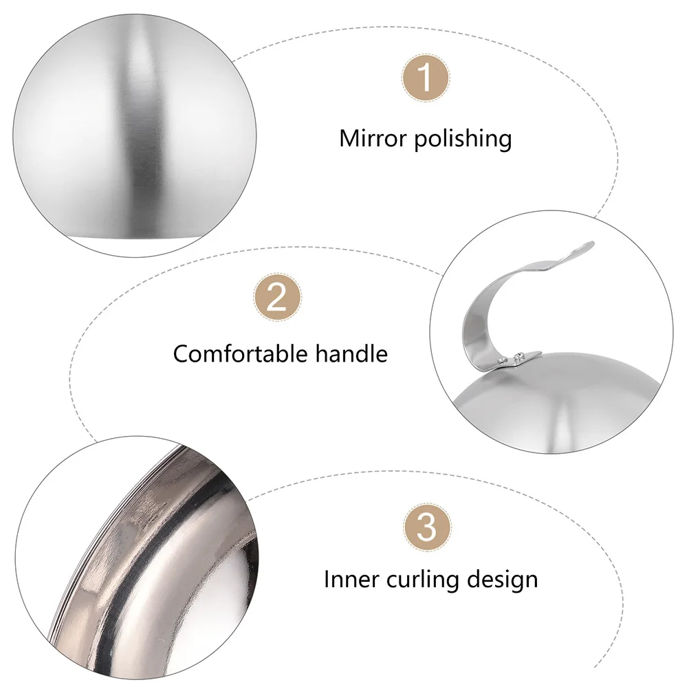 

1pc Stainless Steel Cover Mesh Protecting Food Dome Cover Lid Non Steak Dome Lid Rust Kitchen Bar Accessories