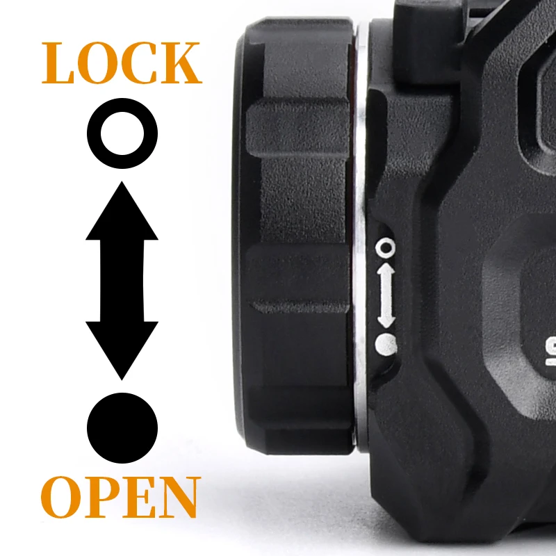 WADSN Linterna táctica para pistola PX1 con riel Picatinny - imagen 4