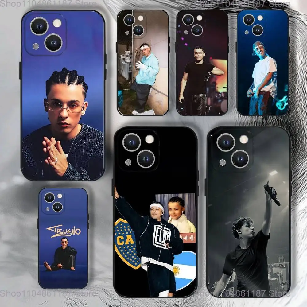 

T-Trueno Rapper Phone Case For iPhone 17,16,15,14,13,12,11,Pro,XS,Max,XR,Plus,E,SE4,Mini Black Soft Cover