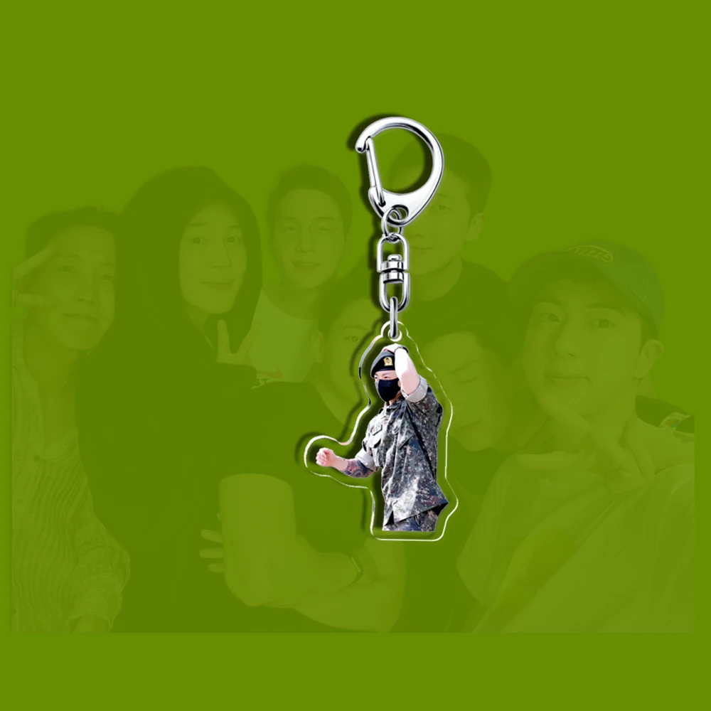 5CM Acrylic Kpop Keychain KIMJINS Comeback Day AGUSTDDDAYS Golden Album Layover FACES Key Ring Teakook Kpop Accessories Merch