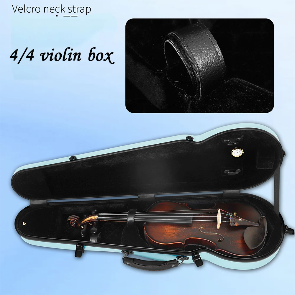Luxury 4-4 Shoulder Violin Case Backpack Ultra-Light Carbon Fiber Antifall Anticollision Protection for Violin